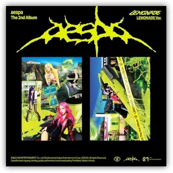 Amazon.co.jp: aespa LEMONADE 2nd Album MUTANT Winter Version CD+