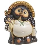 【信楽焼】開運狸　13号　サイズ・約幅34×奥行き23.5×高さ42cm