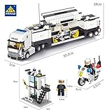 camok Building Blocks Police StationモデルBuilding Blocks 511個PlaymobilブロックDIYレンガ教育おもちゃ子供用