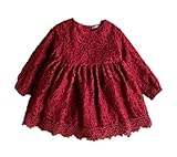 Candykids　ワンピース チュールスカート ワンピース　女の子 ワンピース お姫様 ドレス お出かけ 結婚式 チュール スカート ドレス ワンピース (100cm, ワインレッド)