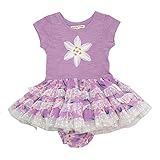 Mimi & Maggie Ruffles andデイジードレスラベンダー カラー: パープル