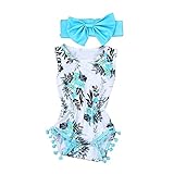 ベビー服 ロンパース・カバーオール、杜屋トヤ 洋式　女の子　赤ちゃん カジュアル　ファッション　遊び　お出かけ　プレゼント Kidベビーガールロンパースサンスーツ+ヘッドバンド服セット