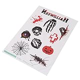 Song Lin用ハロウィンステッカーwith Small要素Scarステッカー防水Personalized Tattoo