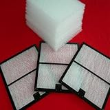 レンジフード換気扇深型専用枠３枚組 枠ヨコ幅２９７mmxタテ３４２mm＆グラスファイバーフィルタ（コスモフィルタ）１２枚ＳＥＴ