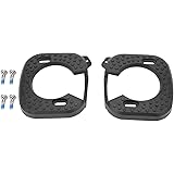 自転車用シューズクリート、強力な抗緩衝能、自転車スポーツ用1ペアクイックリリースサイクリングシューズクリートカバー