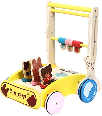 Amazon.co.jp: Moover ベビーウォーカー【ナチュラル】 手押し車 歩行