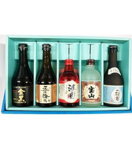 Amazon.co.jp: 焼酎ミニボトル5本セット 300ml 当店オリジナル厳選焼酎