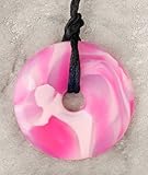 Teething Bling Pink Calcite Pendant by Teething Bling