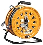 ハタヤ 逆配電型コードリール マルチテモートリール 単相100V 47+6m TGM150