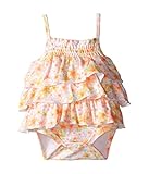 [パンプキン パッチ] Pumpkin Patch Kids ガールズ Tropical Print Bodysuit (Infant) ワンピース Clean White 3-6 Months [並