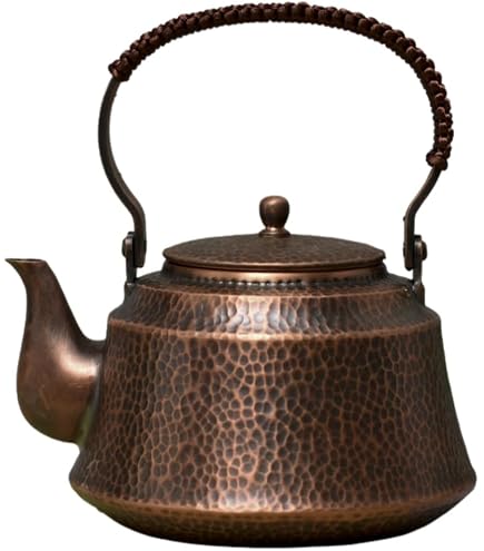 Amazon｜アサヒ やかん・ケトル 銅色 0.8L IH対応 銅製鎚目コーヒー