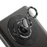【2枚セット】 対応 AQUOS R8 Pro カメラフィルム 2枚 用 AQUOS R8 Pro SH-51D カメラ レンズ 保護カバー 強化ガラス カメラ保護フィルム 黒縁取り 露出オーバー防止 【 アルミ合金+9Hガラス素材 】 用 AQUOSR8Pro レンズフィルム キズ防止 耐衝撃 飛散防止 全面保護 気泡ゼロ 自動吸着 貼り付け簡単
