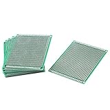 uxcell　ユニバーサル基板　ダブルサイド　7 x 9 cm　2.54mmの穴ピッチ　10枚入り