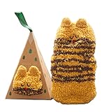 ソフトコーラルベルベットベビーソックスかわいい漫画の幼児ソックスタイガー