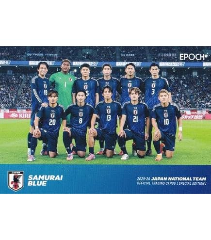 Amazon.co.jp: サッカー日本代表オフィシャルトレーディングカード 50