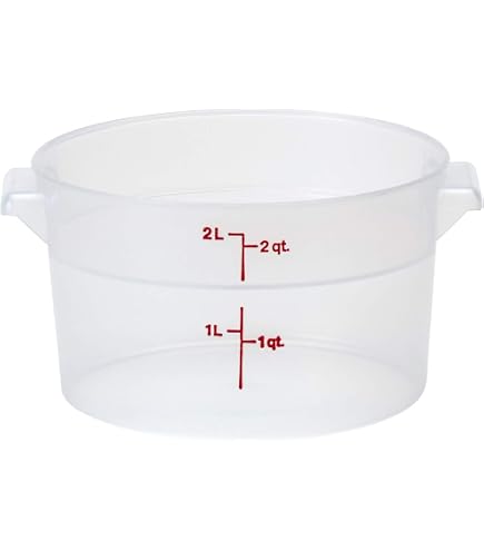 Amazon｜CAMBRO(キャンブロ) 丸型フードコンテナー RFS4PP 半透明