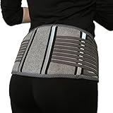 腰痛ベルト 骨盤矯正ベルト コルセット サポーター 腰用 冷え性 ダイエット 産後ダイエット 生理不順 男女兼用 灰色 4サイズ展開/aja flowers (L)