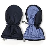 7A.M. ENFANTLong Cuffed Mittens Met.Prussian/Met.Steel BlueSIZE（5-6T)