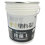 ワンウィル Easy&Color珪藻土 18kg オフブラック 3793060022