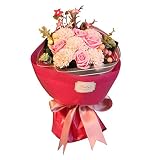 (ﾌｧｳｽﾄ) fausto 枯れない花 フラワーソープ (ピンク) ギフトボックス入り 父の日 花束 プレゼント ソープ フラワー 誕生日 結婚記念日