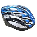 Seliyi 自転車用ヘルメット　サイクリングヘルメット　プラスチック　フォーム　ナイロン　ブラック　ブルー　170g　1個