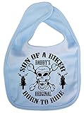 IiE, Son of a Biker born to ride, Unisex Feeding Bib, Pale Blue by Image is Everything