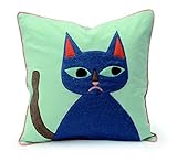 キーストーン 動物クッション PITTOパッチワーククッション キャット