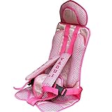 [Jiyaru]チャイルドシート コンパクト 9月-4歳 幼児用チェアシート 簡易型カーシート 持ち運びに便利 Pink