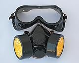 カートリッチ防毒マスク　粉塵?有機ガスなどに