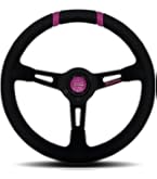 Amazon | MOMO(モモ) ステアリング ドリフト 33パイ BK/スエード D-20