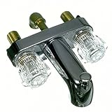 Danco 33158 Mobile Home Tub and Shower Faucet with Knob Handles, Chrome [並行輸入品]