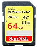 SanDisk Extreme Plus SDXC UHS-I Card, 64GB, SDSDXW6-064G-ANCIN