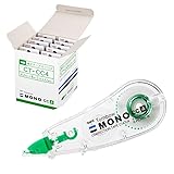 トンボ鉛筆 修正テープ 4.2mm MONO モノCC (ミニサイズ・高密着テープ) 使い切りタイプ 6m 10個 CT-CC4-10P