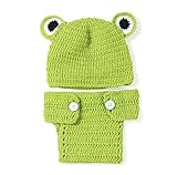 PANCY ベビー服 ベビー用 コスチューム 寝相アート 新生児 着ぐるみ 2点セット 可愛い カエル 蛙 出産祝い プレゼント ギフト