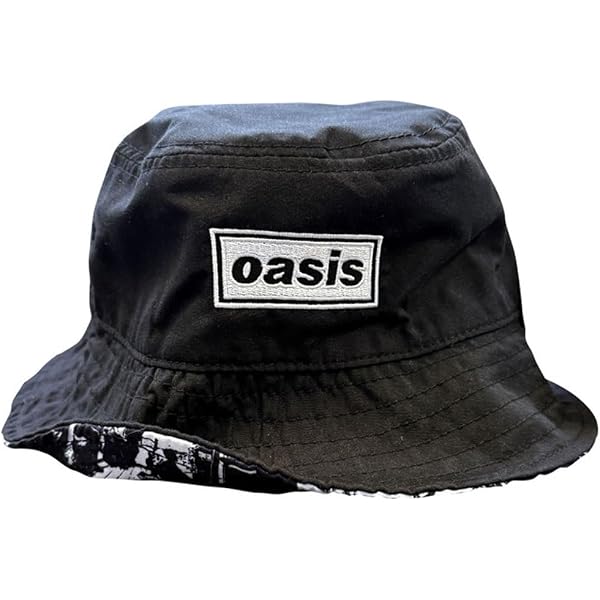 Amazon | Oasis Live '25 Band Logo Ex-Tour ブラック Bucket Hat