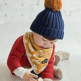Tovadoo ベビー よだれかけ　コットンブレンド　暖かい　冬　プリント　可愛い　ファッション　出産祝い　ギフト　0-1歳