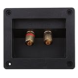 Baosity DIY　ホーム　カー　ステレオ　2ウェイ　スピーカー　ボックス　端子　バインディング　ポスト　ラウンド　スクリュー　カップ　コネクタ　サブウーファープラグ