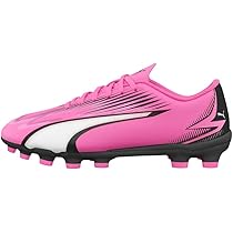 Puma サッカーシューズ ブラック/ピンク 収納バッグ付き Puma サッカーシューズ ブラック/ピンク 収納バッグ付き プーマ