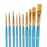 ペイントブラシセットgroup01 ブルー ACX-Paint-Brush-10K01-BL