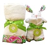 Vera Bradley Baby Plush Blanket and Lovey Bunny, Tutti Frutti Gift Bundle by Vera Bradley [並行輸入品]