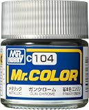 GSI クレオス(GSI Creos) Mr.カラー ガンクローム メタリック 10ml 模型用塗料 C104