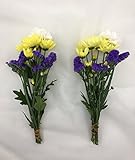 お彼岸　命日【送料無料】仏花　お墓　お仏壇 生花 お気軽スタンダード1対(2束) A-5