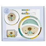 STERNTALER Baby Dinner Set (Leo The Lion, 5-Piece) by Sterntaler
