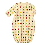 MIKIHOUSE FIRST(ミキハウスファースト)BBB カラフル水玉ツーウェイオール (50cm-60cm) ５０-６０cm,アイボリー