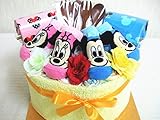 おむつケーキ 男の子 双子ちゃん 出産祝い【ディズニー】ミッキー ミニー オムツ パンパース 誕生日プレゼント