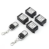 eMylo RF Wireless Transmitter DC 12V 4X 1 Channel Remote Control light Switch Remote Control Transmi