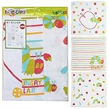 【３枚組】2015年 秋物 はらぺこあおむし ガーゼハンカチ THE WORLD OF ERIC CARLE ホワイト◇30×30cm