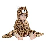 YAHUIPEIJP 上品 可愛い ベビー バスローブ フード付き 動物柄 タオル お風呂 マント ケープ 防寒 着ぐるみ 柔らかく ふわふわ 体拭き 吸水速乾 ワンサイズ 男女兼用