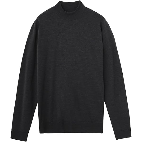 ジョンスメドレー　モックネックニット　エクストラファインメリノウール　M アウトレット】JOHN SMEDLEY ジョンスメドレー モックネック