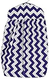 Baby Doll Bedding Chevron Diaper Stacker, Plum by BabyDoll Bedding